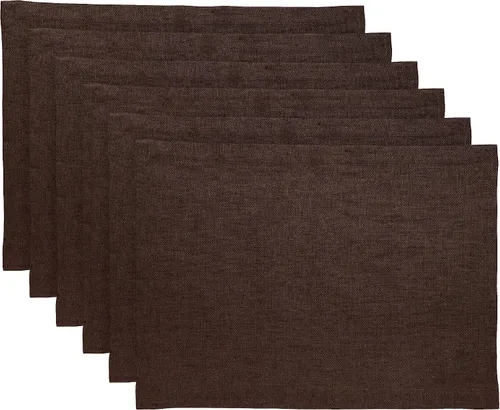 Miniatura 17 de Solino Home Athena - Juego de 4 manteles individuales cuadrados de lino natural claro de 14 x 14 pulgadas, manteles individuales 100 % lino puro