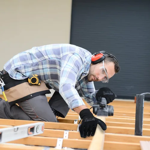 Miniatura 7 de Guantes de trabajo de látex de goma con recubrimiento para manos - Guantes de trabajo de seguridad - Excelente agarre para construcción, almacén