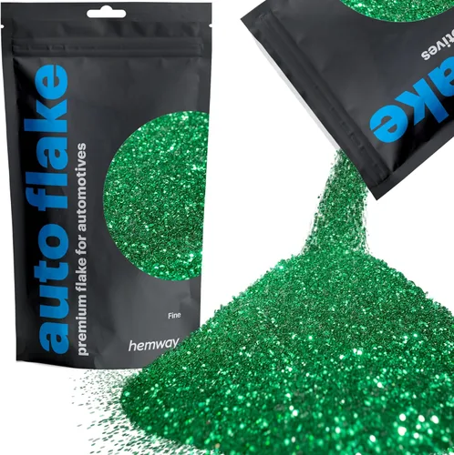 Miniatura 18 de Hemway Auto Flake Glitter FINE 1/64" 0.015" 0.4mm 375 micras Aditivo de Pintura en Hojuelas Metálicas 100g para uso con Pintura en Aerosol para Azul