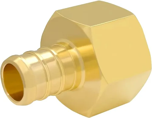 Miniatura 5 de Hooshing Paquete de 6 adaptadores hembra Pex de 1/2 pulgadas, PEX 1/2 pulgada a 1/2 pulgada hembra NPT adaptador de latón