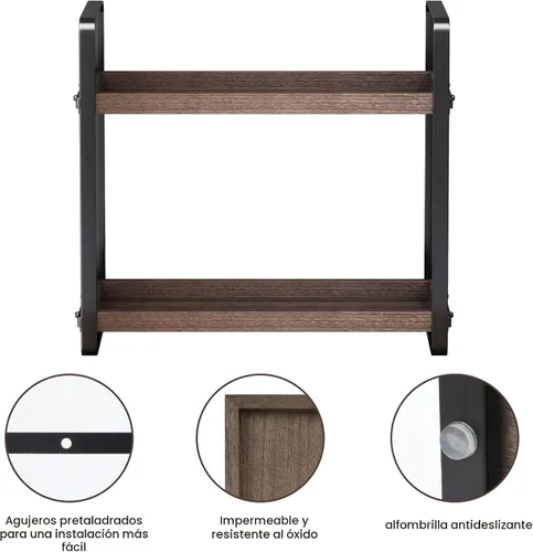 Miniatura 4 de HNRLOY Organizador de Mostrador de Baño, Organizador de Encimera de Baño, Estante de Encimera, Almacenamiento de Encimera, Organización