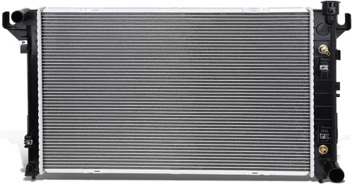 Miniatura 12 de DNA Motoring CU13129 Refrigeración del motor del radiador de aluminio de 1 fila compatible con modelos 09-18 Ram 1500/2500/3500 AT, 55056858AC
