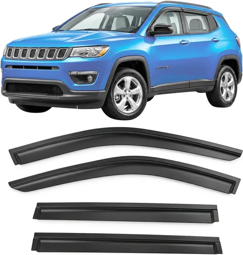 Miniatura 53 de Protectores de lluvia adhesivos 2017-2022 para Honda CR-V Viseras deflectoras de ventana lateral LX EX EX-L Touring 3D onduladas estilo JDM CRV