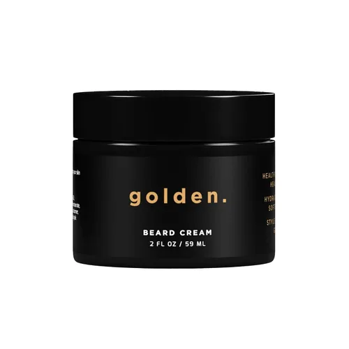 Miniatura 16 de Golden Grooming - Bálsamo para barba – Domina los flaways y promueve un crecimiento más grueso, cera de peinado natural con manteca de karité