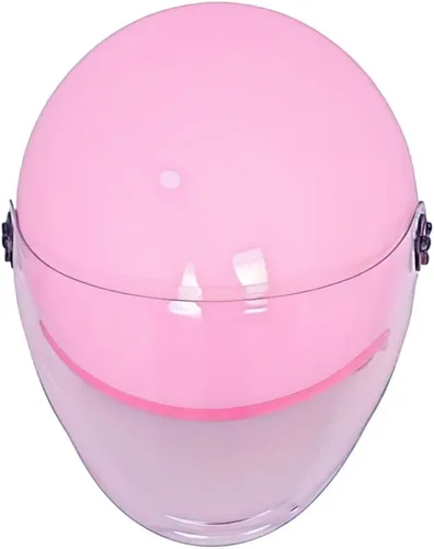 Miniatura 5 de Casco de motocicleta eléctrico retro para niños y jóvenes 3/4 medio, lindo casco de media cara abierto para niños, aprobado por DOT, casco