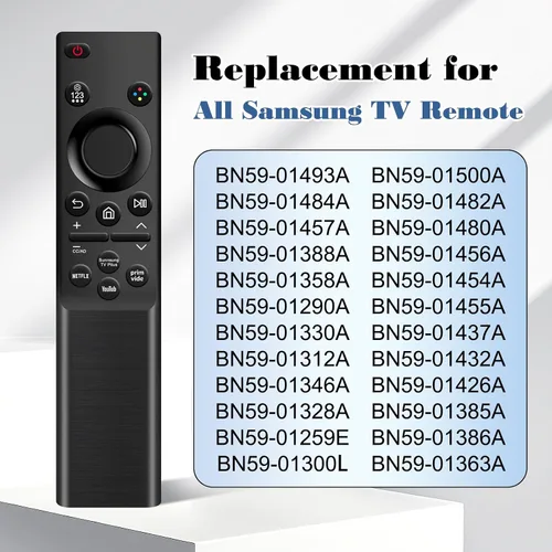 Miniatura 5 de [Paquete de 2] Reemplazo universal para control remoto Samsung TV, compatible con todos los modelos Samsung Smart TV, QLED, 4K, 8K, marco, curvo