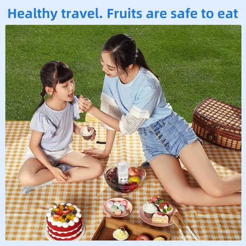 Miniatura 7 de Máquina de limpieza de frutas y verduras, purificador de alimentos inalámbrico USB, dispositivo limpiador para lavar frutas, arroz, carne y vajilla
