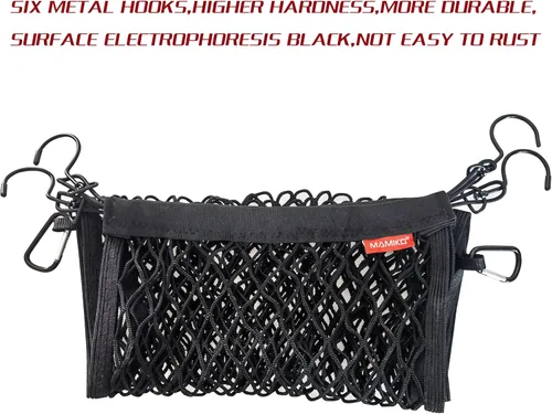 Miniatura 5 de Red de carga para carro plegable de utilidad, carrito de paseo, carrito de compras plegable, carro de playa con espacio extra de almacenamiento, Red