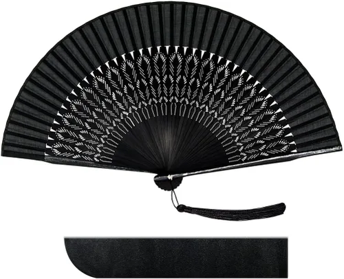 Abanico de mano plegable de bambú de seda para hombresmujeres, chinojaponés, para regalo, baile, festival, club, raro, evento, fiesta, decoración
