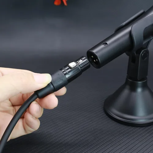 Miniatura 3 de KIRLIN Cable de micrófono MPC, XLR, negro, 25 pies (MPC-270PB-25/BK)