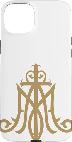 Miniatura 8 de Funda católica con monograma para iPhone 15 Virgin Mary Insignia Ave Maria