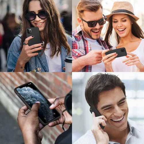 Miniatura 4 de DTTO Funda compatible con iPhone 11 Pro, serie Romance, funda de silicona cubierta completa [protección mejorada de cámara y pantalla] con cojín