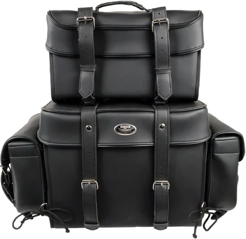 Miniatura 4 de Milwaukee Performance SH65001 Paquete Touring de PVC grande de cuatro piezas negro con bolsa de barril