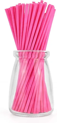 Miniatura 11 de 100 palitos de papel para paletas de papel, 6 pulgadas por 5/32 pulgadas (azul)
