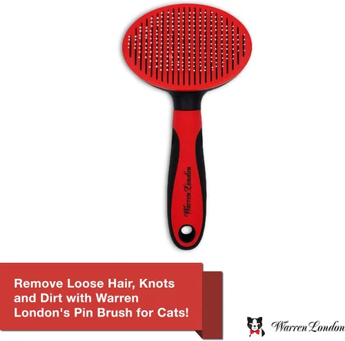 Miniatura 5 de Warren London Paquete de spray desenredante para gatos con cepillo de clavijas para cabello enmarañado Acondicionador sin enjuague para mascotas