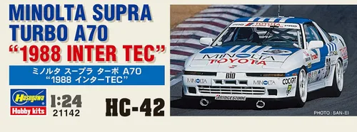Miniatura 8 de Hasegawa 1/24 Minolta Supra Turbo A70 1988 InterTEC