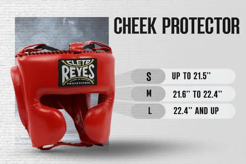 Miniatura 9 de CLETO REYES Casco de boxeo con protección para las mejillas para hombres y mujeres, protector de cabeza protector de la cara, para sparring y pelea
