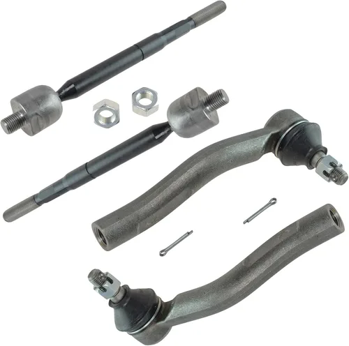 Miniatura 119 de TRQ Juego de barras de acoplamiento delanteras interiores y exteriores de 4 piezas compatible con Jeep Cherokee 1991-2001 y Comanche 91-92