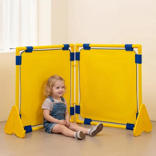 Miniatura 12 de Paquete de 2 paneles de juego – Divisores de aula para separación de habitaciones, divisores versátiles para niños y espacios de aprendizaje