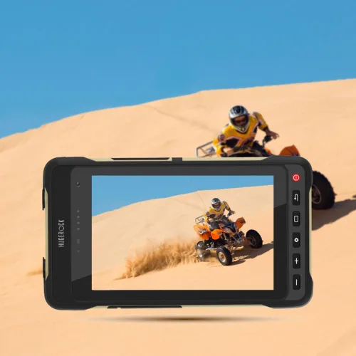Miniatura 10 de HUGEROCK X70 Tablet Android resistente 7 pulgadas - 2600nits Tableta GPS de alto brillo para navegación de motocicleta, impermeable a prueba