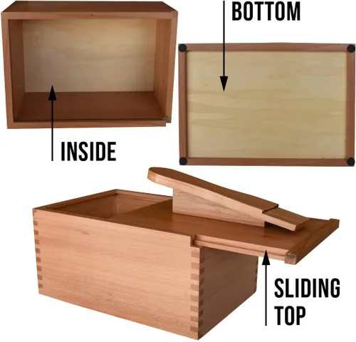 Miniatura 6 de FOOTMATTERS Shoe Shine Valet Box - Cuidado de botas y zapatos de madera dura
