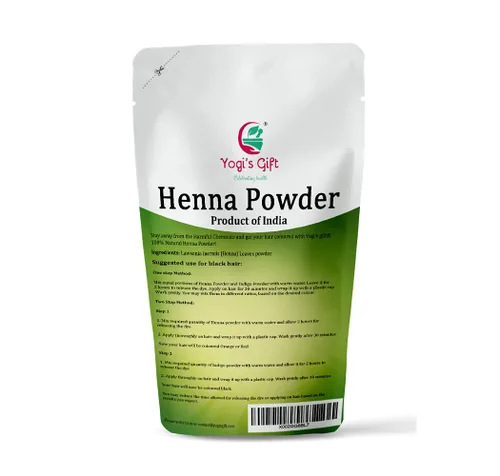 HENNA POWDER 8 onzas | Para color de cabello | Coloración de cabello rojo/naranja | Henna triple tamizada | Lawsonia - Inermis, | Sin productos