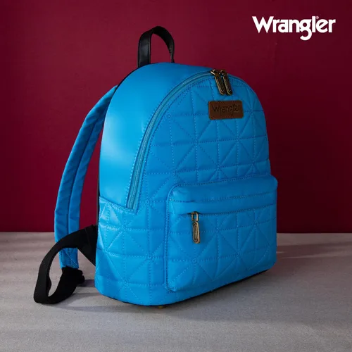 Miniatura 2 de Montana West Mochila Wrangler para mujer, mochila acolchada para uso casual, Azulclaro