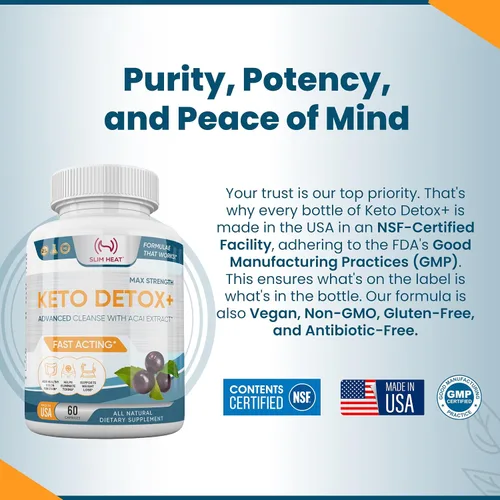 Miniatura 4 de Keto Detox+ Limpieza diaria de colon Apoya el alivio de la hinchazón, la salud digestiva y la regularidad cómoda con cáscara de psyllium, baya