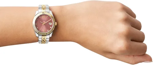 Miniatura 4 de Fossil Reloj de cuarzo de acero inoxidable Scarlette para mujer Oroplateadorosa talla única Scarlette ES5173 - Reloj de acero inoxidable con fecha