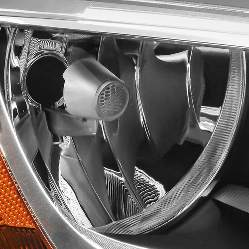 Miniatura 8 de Conjunto de faro delantero, carcasa cromada, reflector ámbar compatible con Jetta 2011-2018, paquete de 1 (lado derecho del pasajero)