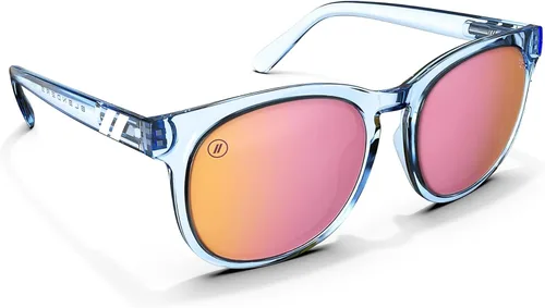Blenders Eyewear Serie H - Gafas de sol polarizadas - Ojo de gato redondo, bisagra con resorte - 100% protección UV - Para mujer