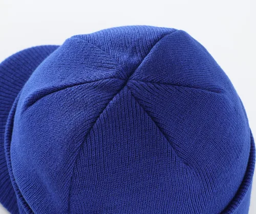Miniatura 51 de Home Prefer - Gorro de invierno para hombre con visera, cálida y doble punto.