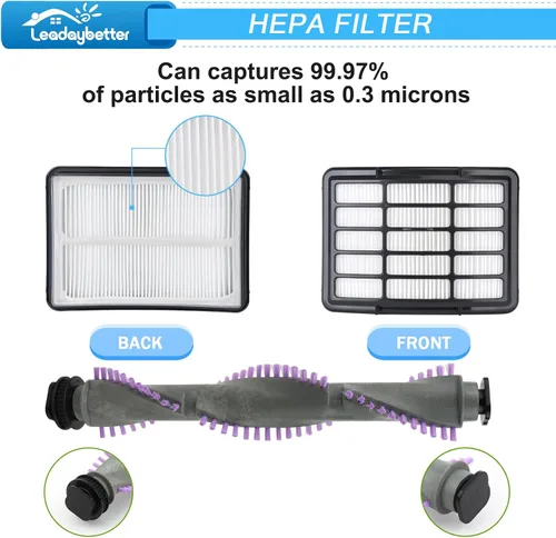 Miniatura 5 de Leadaybetter Filtro de rollo de cepillo de repuesto para Shark Navigator Lift Away NV350 NV351 NV352 NV356E S2 NV360 NV355 NV356 NV357 NV358