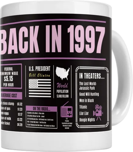 Miniatura 33 de Decoraciones de cumpleaños número 51, taza de café Back In 1972, regalos de cumpleaños de 51 años para hombres, mujeres, amigos, compañeros de De