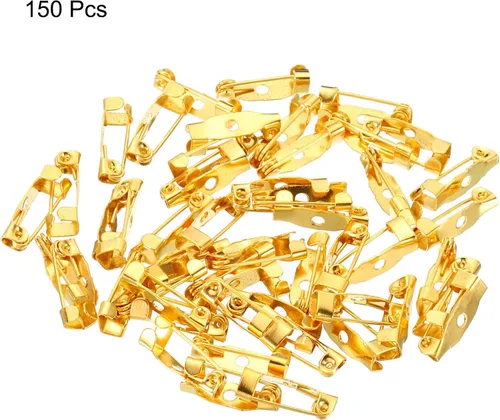 Miniatura 3 de MECCANIXITY 150 pines de barra de seguridad de 0.591 in, broche de cierre para insignias de identificación, tarjetas de nombre, etiquetas para Tono