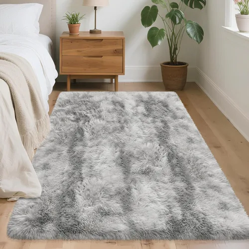 Miniatura 48 de Alfombras de pasillo beige de 2 x 6 pies para dormitorio, sala de estar, alfombra de felpa suave y esponjosa, alfombra de pasillo para pasillos