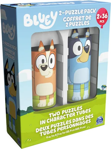 Miniatura 9 de Spin Master Games, rompecabezas de Bluey 2 unidades, 36 piezas, rompecabezas para niños, juguetes de Bluey y preescolar, para edades de 3 años