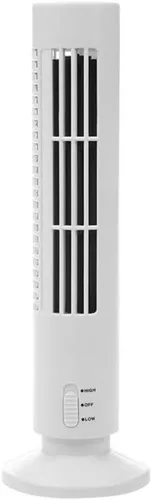 Miniatura 8 de Ventilador de torre oscilante, enfriador de aire portátil vertical sin aspas, ventilador de aire acondicionado de escritorio USB, mini ventilador