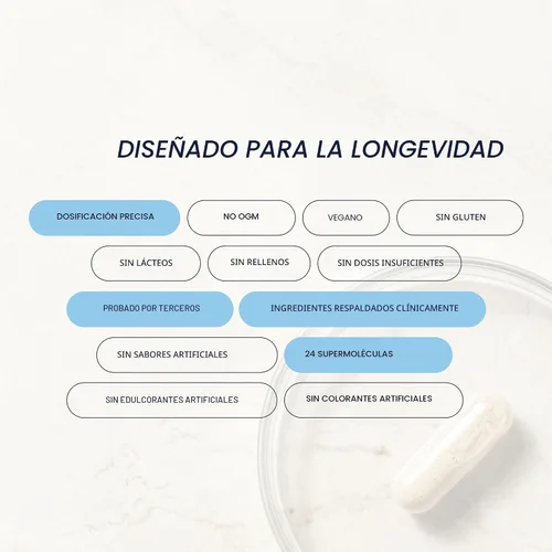 Miniatura 8 de Blueprint Bryan Johnson Cápsulas Esenciales - Multivitamínico/Multimineral Diario para Mujeres y Hombres - Suplemento Antioxidante con Calcio