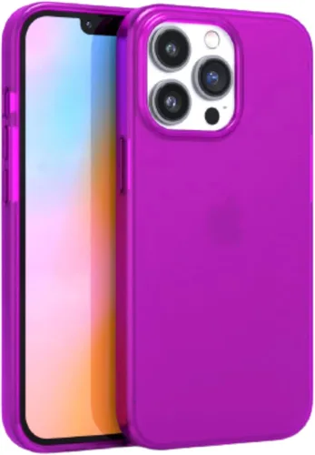 Miniatura 23 de FELONY CASE - Funda transparente naranja neón para iPhone 13 Pro Max, compatible con MagSafe - Fundas protectoras a prueba de golpes de 360°