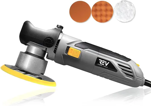 Miniatura 6 de VViViD REV Random Orbit Buffer & Pulidor, apto para pintura, 2000-6400 rpm, con 3 almohadillas de corte de pulido