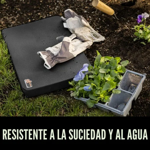 Miniatura 4 de GORILLA GRIP Almohadilla de Espuma Suave Extra Gruesa con Patente Pendiente para Arrodillarse, Cojines Grandes de Apoyo para las Rodillas para Negro