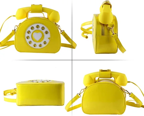 Miniatura 9 de Oweisong Divertido bolso de teléfono para mujer, bolso cruzado de hombro con asa superior para teléfono