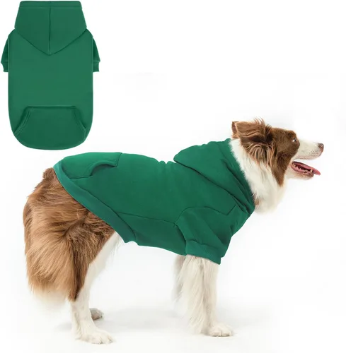 Miniatura 56 de SCENEREAL Sudadera de seguridad con capucha para perros grandes, medianos y pequeños, para niños y niñas, disfraz de perro suave con agujero para #1