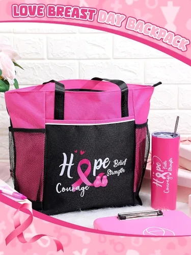 Miniatura 3 de Paterr Paquete de 2 bolsas y bolsas de quimioterapia para mujeres para el cáncer de mama, accesorios para el cáncer de mama