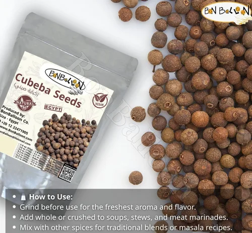 Miniatura 4 de Semillas de Cubeba secas Kabab Semillas enteras Piper Cobeba Linn Cubeb Bayas de cocina Condimento Especias Hierbas Hierbas Hierbas Naturales