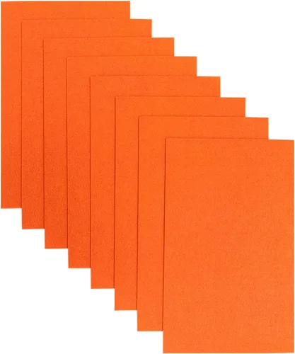Miniatura 9 de Jtnohx - Fieltro rígido, hojas de fieltro de 2 mm de grosor para manualidades, cuadrados de tela de fieltro dura de 20,3 x 30,5 cm, 8 piezas