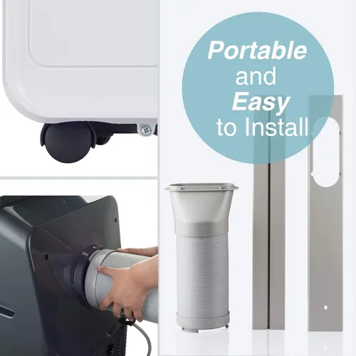 Miniatura 6 de Ukoke USPC02S Smart WiFi aire acondicionado portátil, compatible con Alexa & Mobile App Control, 10000BTU, 3 en 1 unidad de CA con refrigeración