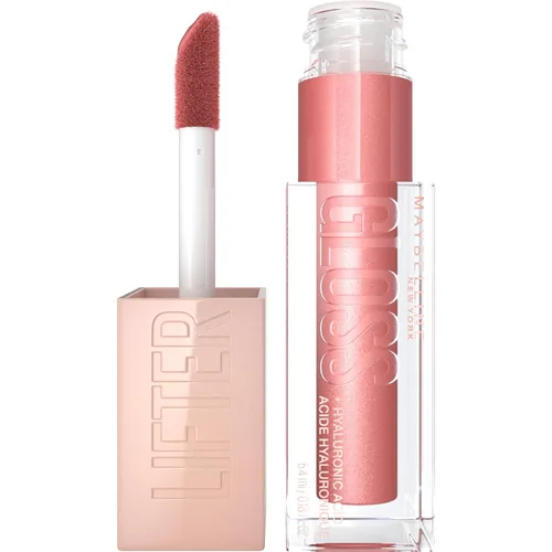 Miniatura 29 de Maybelline Lifter Gloss, Brillo de Labios Hidratante con Ácido Hialurónico, Alto Brillo para Labios Más Llenos, Perla, Perla Plateada Transparente