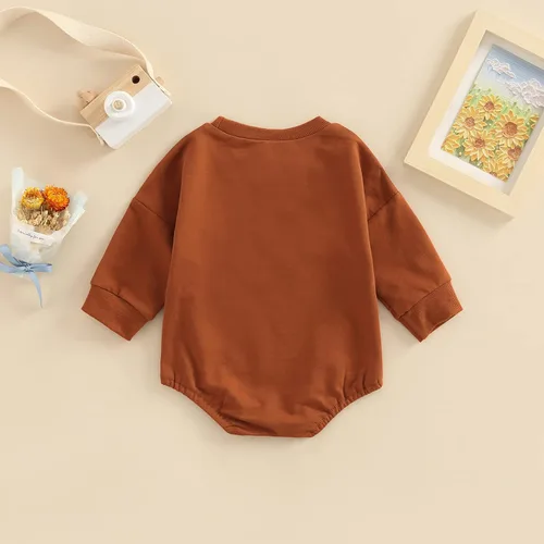 Miniatura 67 de Kuriozud Mameluco de burbujas para bebé recién nacido, manga larga, suéter de gran tamaño, ropa de otoño e invierno